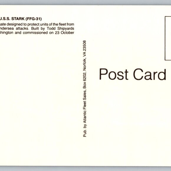 Postcard  Unposted  Warships [Frigates] Lot of 8 Historic Collection #1170 - Picture 6 of 16